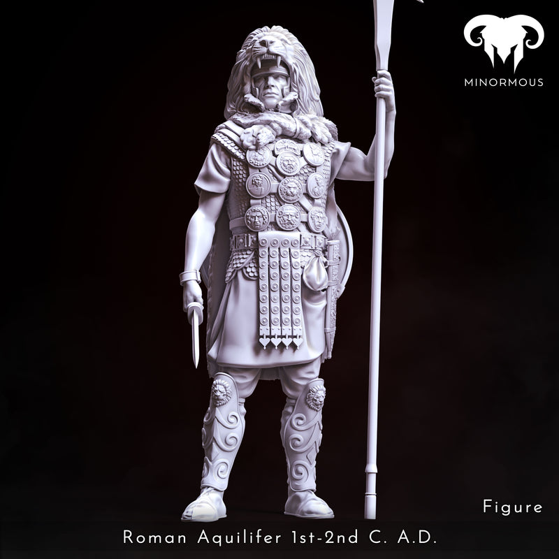 Figure - Roman Aquilifer 1st-2nd C. A.D. Looking at the Battlefield!