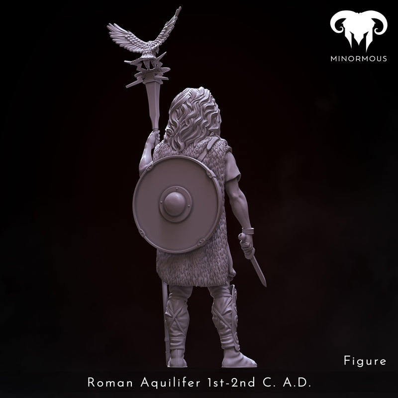 Figure - Roman Aquilifer 1st-2nd C. A.D. Looking at the Battlefield!