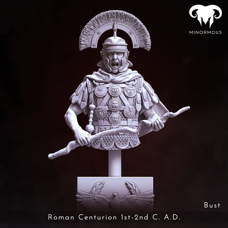 Bust - Roman Centurion 1st-2nd C. A.D. Discipline and Order!