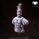 Bust - Roman Emperor Trajan 98 to 117 AD. The Sword of Rome!