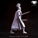Figure - Roman Emperor Trajan 98 to 117 AD. The Sword of Rome!