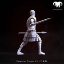 Figure - Roman Emperor Trajan 98 to 117 AD. The Sword of Rome!