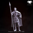 Figure - Roman Emperor Trajan 98 to 117 AD. Conquering the World!