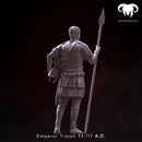 Figure - Roman Emperor Trajan 98 to 117 AD. Conquering the World!