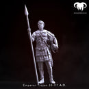 Figure - Roman Emperor Trajan 98 to 117 AD. Conquering the World!