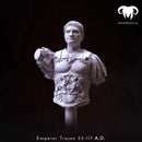 Bust - Roman Emperor Trajan 98 to 117 AD. From Soldier to Emperor!