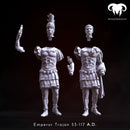 Figure - Roman Emperor Trajan 98 to 117 AD. From Soldier to Emperor!