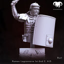 Bust - Roman Legionnaire 1st-2nd C. A.D. Rome's Unyielding Guardian!