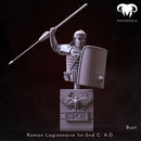 Bust - Roman Legionnaire 1st-2nd C. A.D. Rome's Unyielding Guardian!