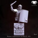 Bust - Roman Legionnaire 1st-2nd C. A.D. Rome's Unyielding Guardian!