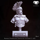 Bust - Roman Praetorian Centurion 1st-2nd C. A.D. In Command!