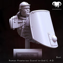 Bust - Roman Praetorian Guard Figure1st-2nd C. A.D. in Action!
