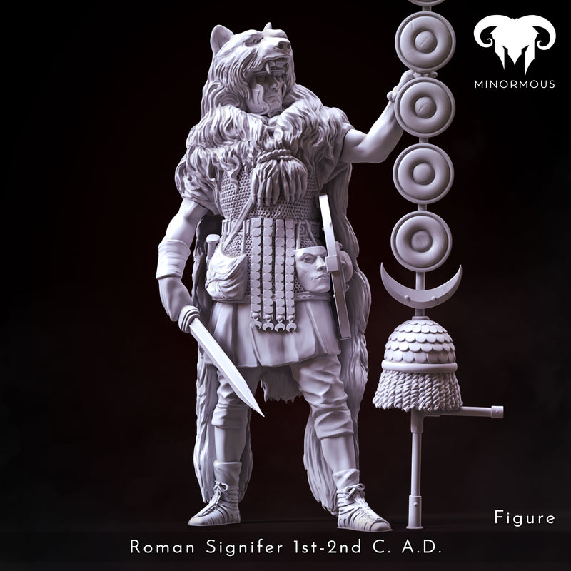Figure - Roman Signifer 1st-2nd C. A.D. Standard of Honor!