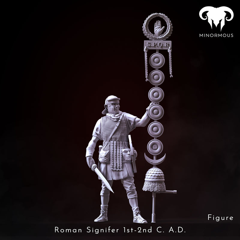 Figure - Roman Signifer 1st-2nd C. A.D. Standard of Honor!