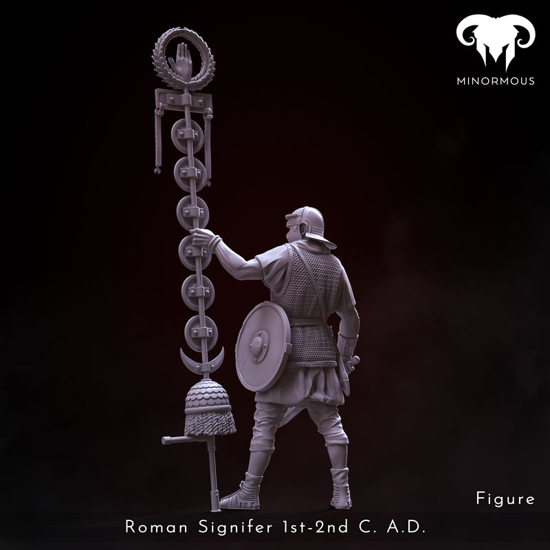Figure - Roman Signifer 1st-2nd C. A.D. Standard of Honor!