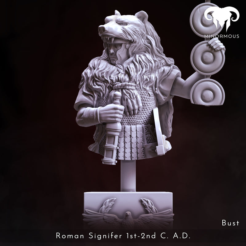 Bust - Roman Signifer 1st-2nd C. A.D. Brave and Bold!