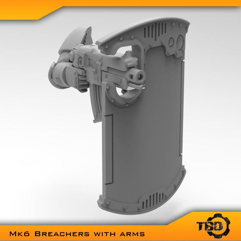 Mk6 Breacher Shield and Arm set X5 - Only-Games