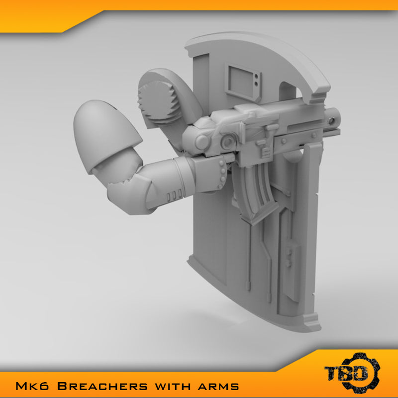 Mk6 Breacher Shield and Arm set X5 - Only-Games