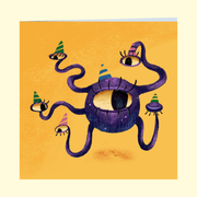 Dungeon Monster Birthday Card - Only-Games
