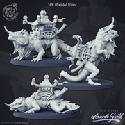 Mounted Lizards - Wizard's Guild - CastNPlay - Terrain Wargaming D&D DnD 28mm 32mm 40mm 54mm - Only-Games