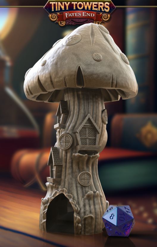 Mushroom Manor Dice Tower - Only-Games