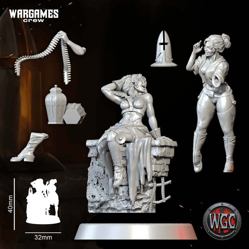 NSFW Purgation Trooper - Ashen Beatrice. Only Nuns Model of the Month