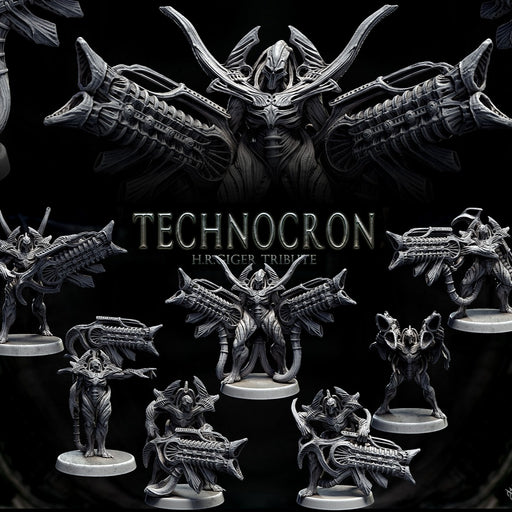 TechnoMech Infantry ( ALL 7 POSES) - Only-Games