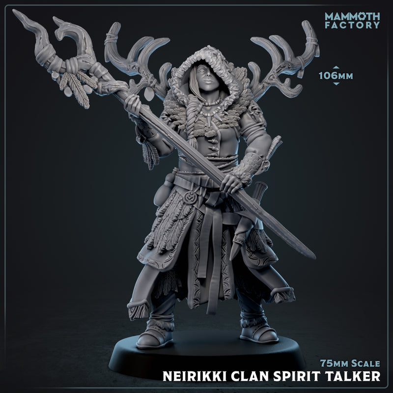 Neirikki Clan Spirit Talker 75mm Scale - Only-Games