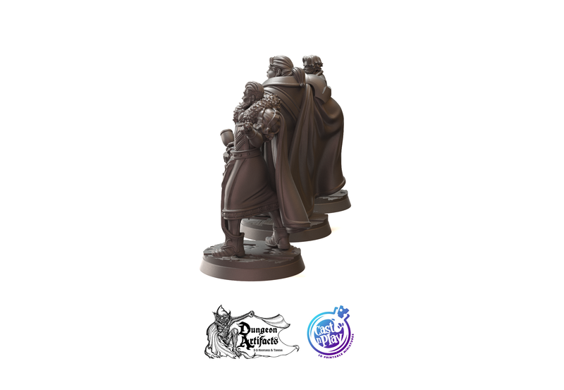 Noblemen - Royal Feast - CastNPlay Wargaming D&D DnD - Only-Games
