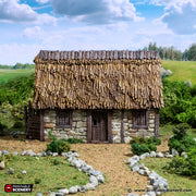 Norman Stone Barn - King and Country - Printable Scenery Terrain Wargaming D&D DnD 10mm 15mm 20mm 25mm 28mm 32mm 40mm 54mm - Only-Games