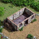 Norman Stone Barn - King and Country - Printable Scenery Terrain Wargaming D&D DnD 10mm 15mm 20mm 25mm 28mm 32mm 40mm 54mm