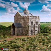 Norman Stone Keep - King and Country - Printable Scenery Terrain Wargaming D&D DnD 10mm 15mm 20mm 25mm 28mm 32mm 40mm 54mm Painted options - Only-Games