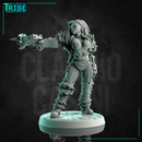 (0233) Female orc warrior ranger with a crossbow - Only-Games