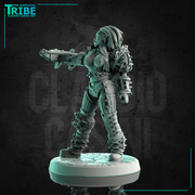 (0233) Female orc warrior ranger with a crossbow - Only-Games