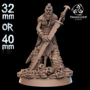 Cult Warrior - 40mm / 32mm Scale - Only-Games