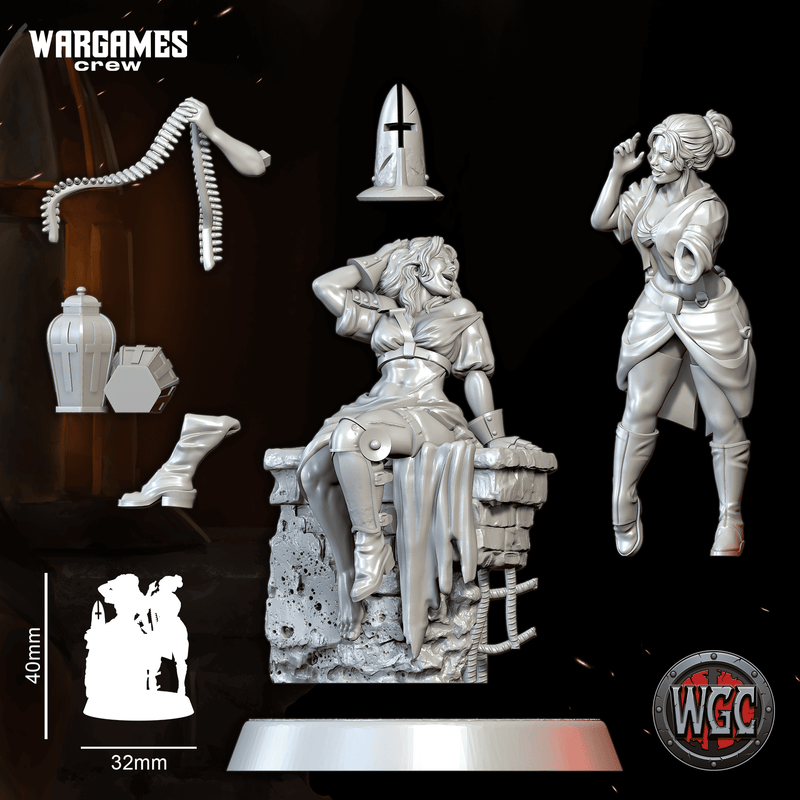 Purgation Trooper - Ashen Beatrice. Only Nuns Model of the Month