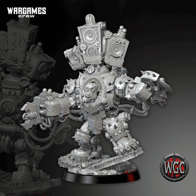 Ork Rockers Mekaniak in Mega Sabatork Armor - Only-Games