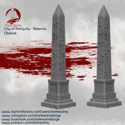 City of Antiquity Obelisk - Aeterna - Dark Realms Terrain Wargaming D&D DnD - Only-Games