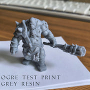 Ogre Crusher Resin Miniature - Spiked Club Option 1 - "The Ogre Wars" - Only-Games