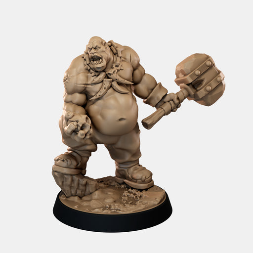 Ogre Crusher Resin Miniature - One-handed Hammer Option 3 - "The Ogre Wars" - Only-Games