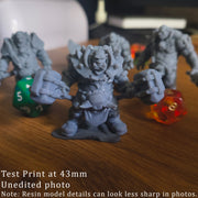 Ogre Crusher Resin Miniature - Dual Hammers Option 1 - "The Ogre Wars" - Only-Games