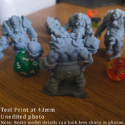 Ogre Crusher Resin Miniature - Dual Hammers Option 1 - "The Ogre Wars" - Only-Games