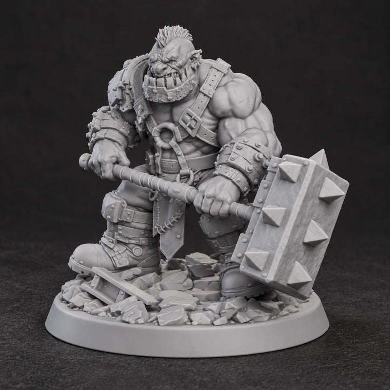 Kronk Ironchin – GrimSpoil Ogre Miniature