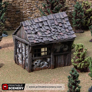 Osberts Shanty - Kingdoms of Throne and Ash - Printable Scenery - Terrain, Wargaming, D&D, DnD - Only-Games