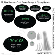 40mm Round Bases | Plain Black Plastic Bases for Wargames| Miniature Wargaming Bases - Only-Games