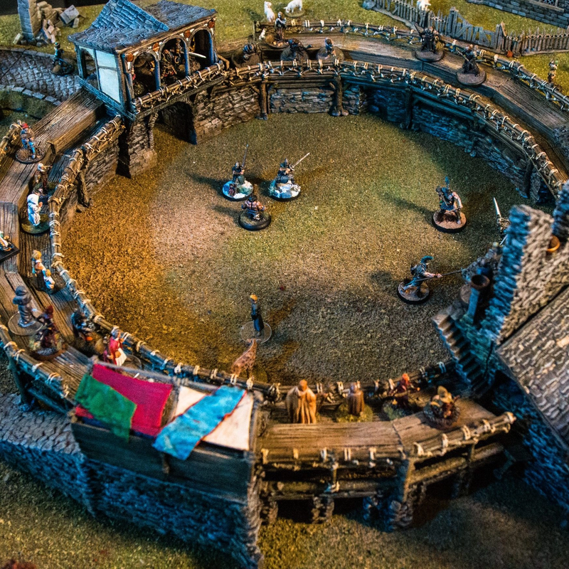The Fighting Pits - Torbridge Cull - Infinite Dimensions Terrain Wargaming D&D DnD 15mm 20mm 25mm 28mm 32mm 40mm - Only-Games