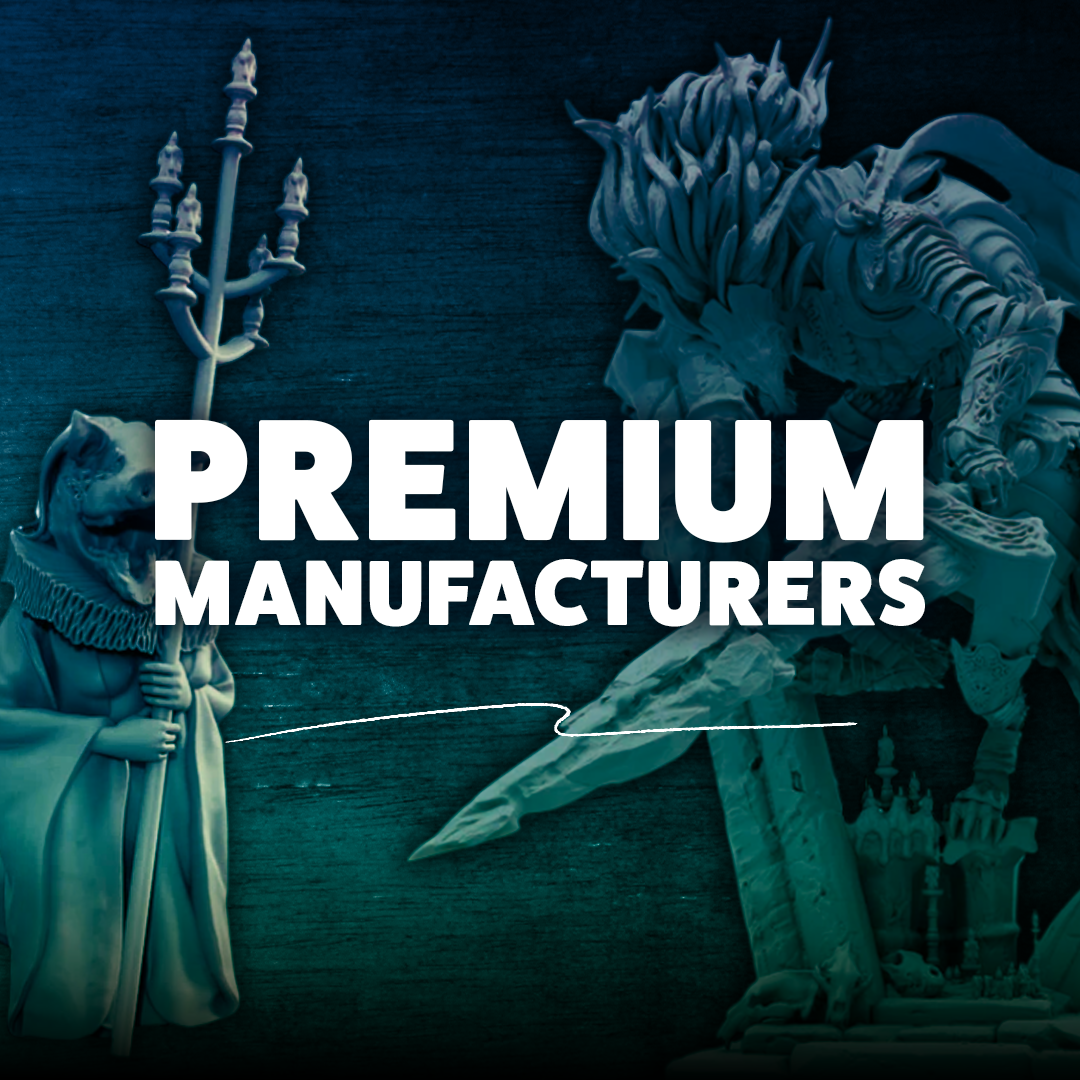 Premium Manufacturers tabletop miniatures