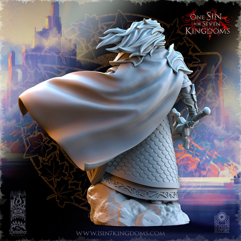 Polomhir, Silvermoor Elves Commander with Sword