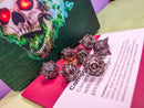 The Executioner’s Throw | Caltrops Splatter Metal Dice