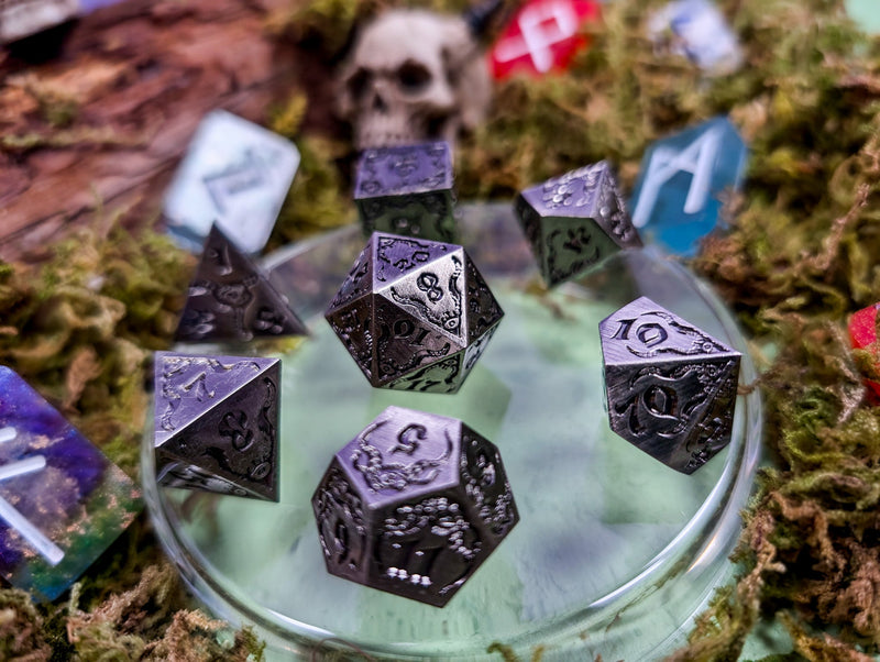 Forsaken Pact | Metal Eldritch Dice Set - Only-Games